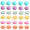 30 Pcs Cute Macaron Mini Storage Case Jewelry Box Case Container Earring Travel Organizer (Multicolor)